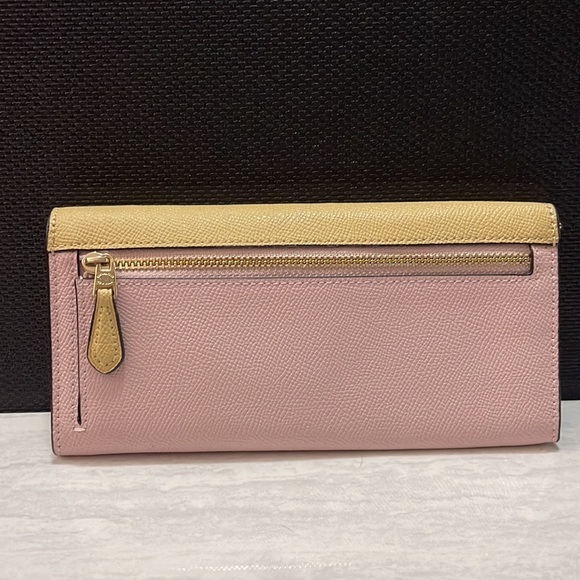 Coach Slim Envelope Wallet With Chain - Picture 5 of 13